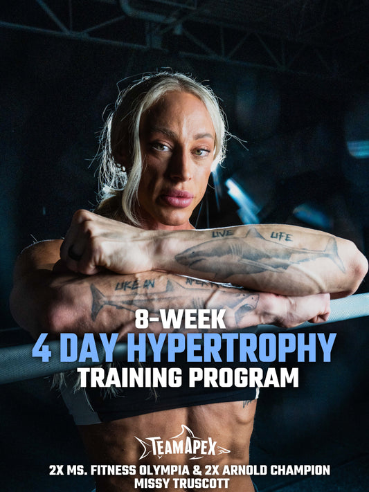 4 Day Hypertrophy Training Program Template