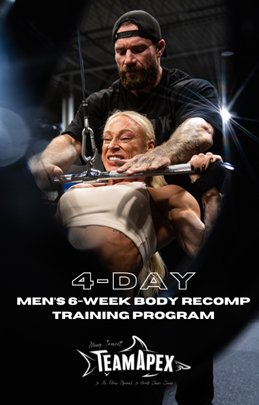 4 Day Men's Body Recomp Training Program