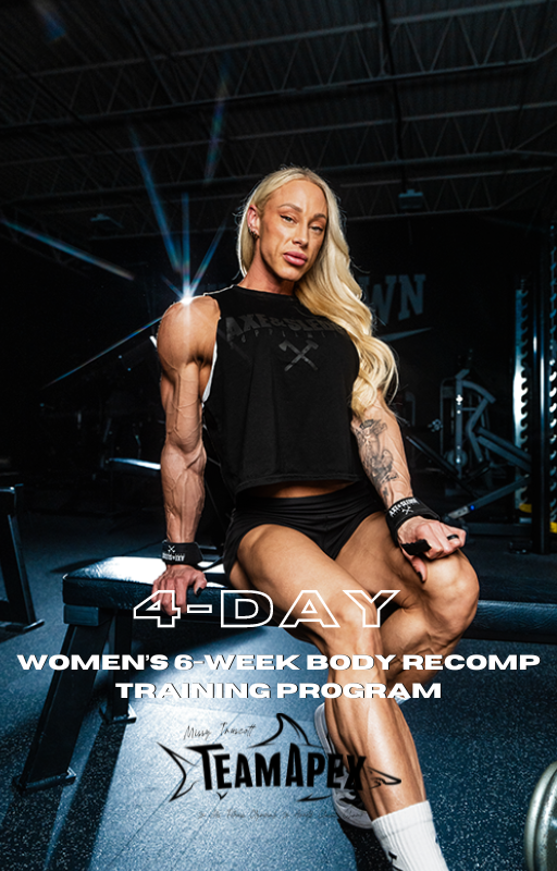 4 Day Women's Body Recomp Training Program