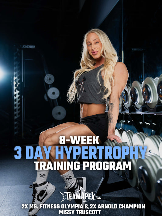 3 Day Hypertrophy Training Program Template