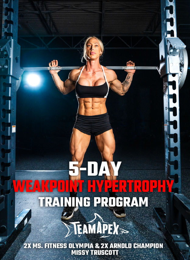 5 Day Weak Point Training Program Template